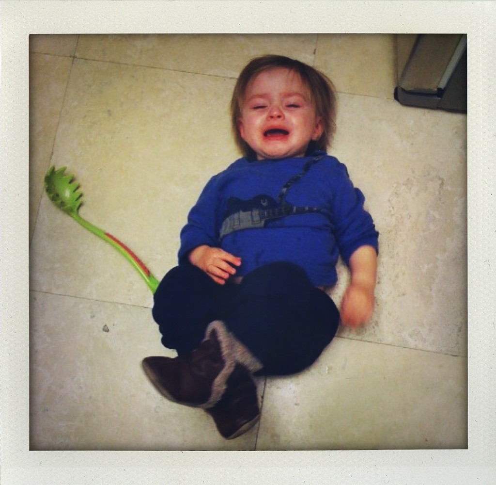 Sometimes you gotta hit the ground crying