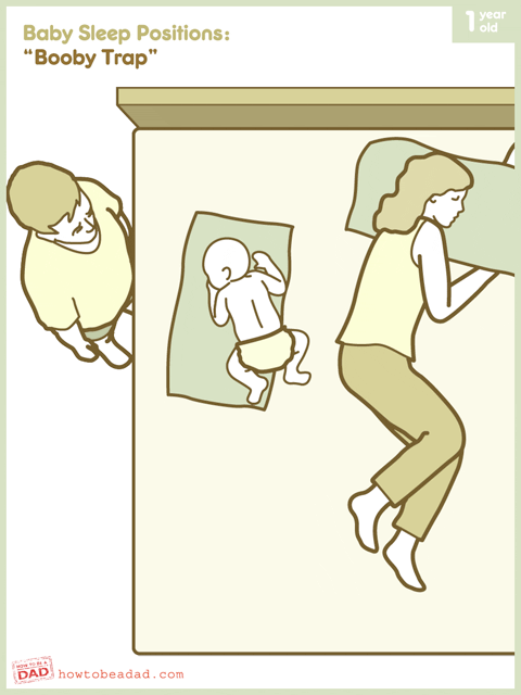 Booby Trap Baby Sleep Positions