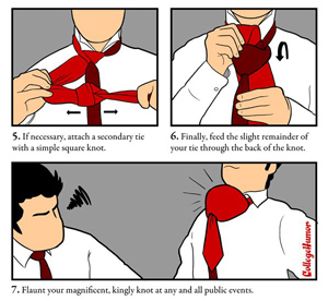 Have you learned to tie the quintuple windsor?