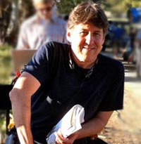 Cameron Crowe on the set.