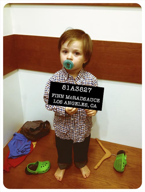 My son getting booked in jail because I wouldn't discipline him.