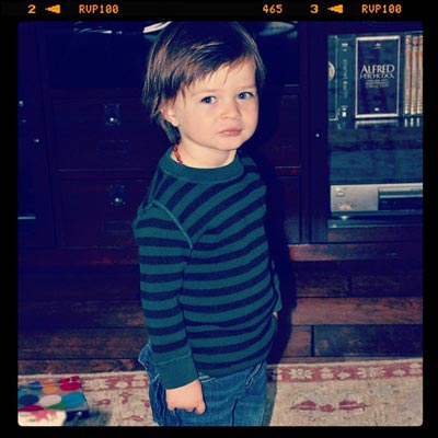 My son is getting so big.