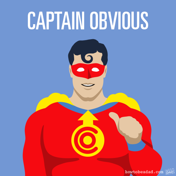 Captain Obvious Superhero