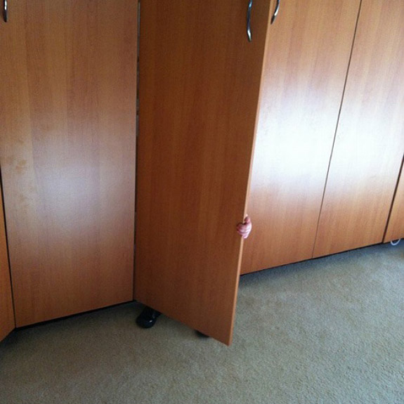 Office Cabinet Stuffed Animal Hide and Go Seek Ninjas