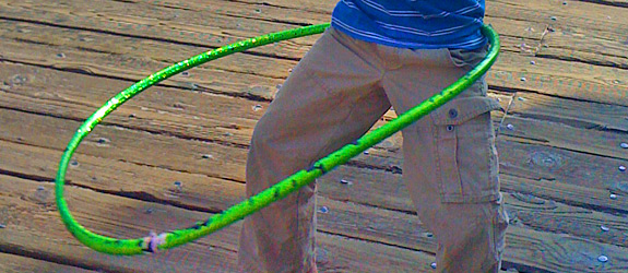 Bilnd Hula Hooping