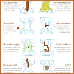 The Types of Diaper Loads Illustrated (The Truth)