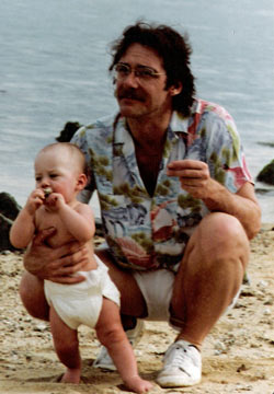 My dad and I hanging out in Hawaii