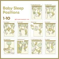 Funny Baby Sleep Positions 1-10