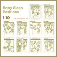 Funny Baby Sleep Positions 1-10