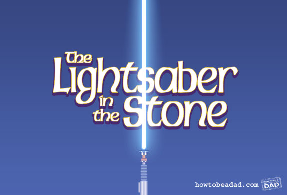 The Lightsaber and the Stone Sword and the Stone Movie Title