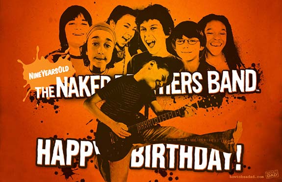 The Naked Brothers Band Birthday Card for Cody