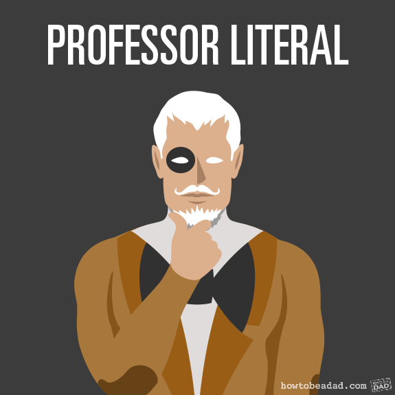 Professor Literal Superhero