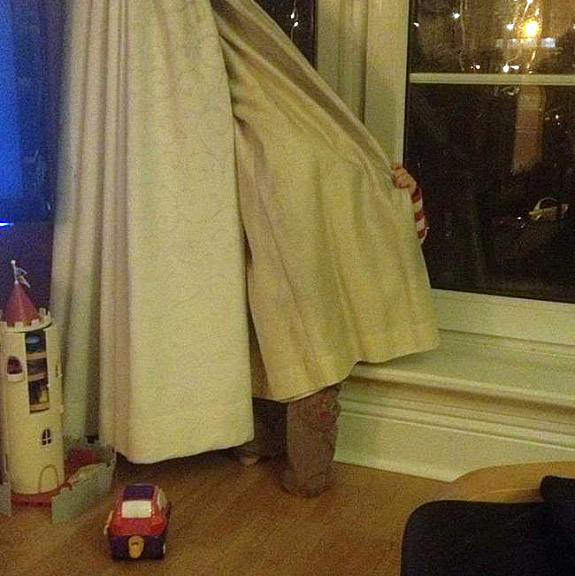 Drapes Toddler Hide and Go Seek Ninjas