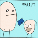 Scrabble Scribble Wallet web comic