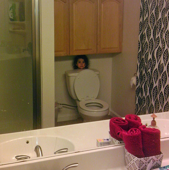 Toilet Toddler Hide and Go Seek Ninjas