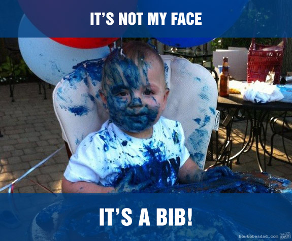 Funny Kid Mess-uses bib