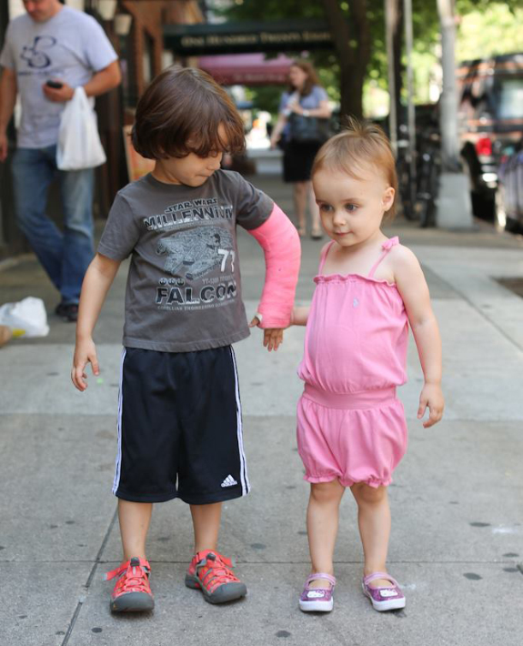 humans of New York Kid with Pink Cast