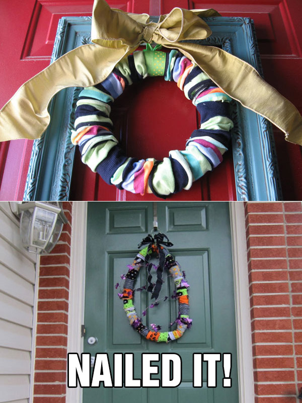 nailed it fail wreath