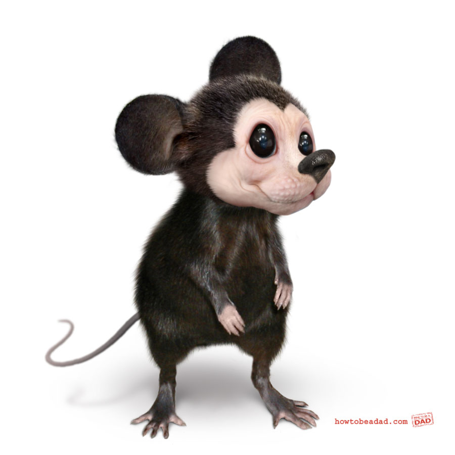 realistic-untooned-Mickey-Mouse