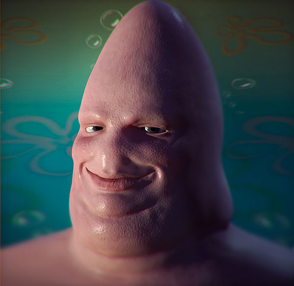 realistic-untooned-patrick-star