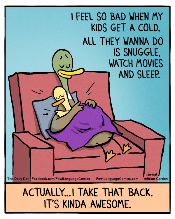 Fowl Language Comics Sick Cuddles