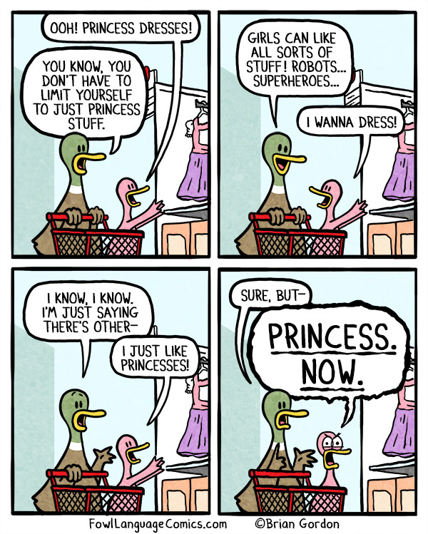 Fowl Language Comics Princess Dress