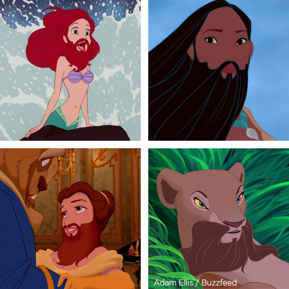 princesses-bearded