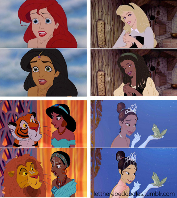princesses-ethnicswapped