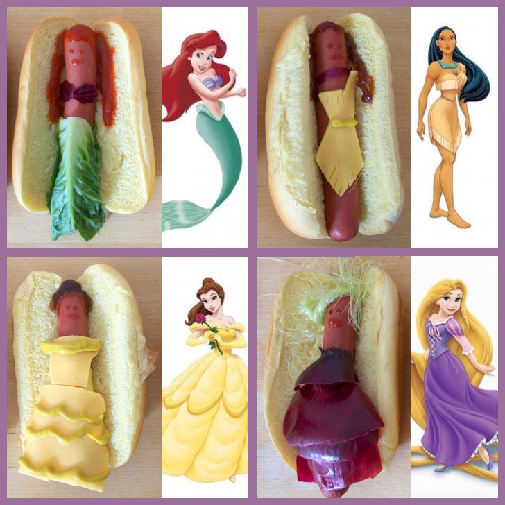 princesses-hotdogs