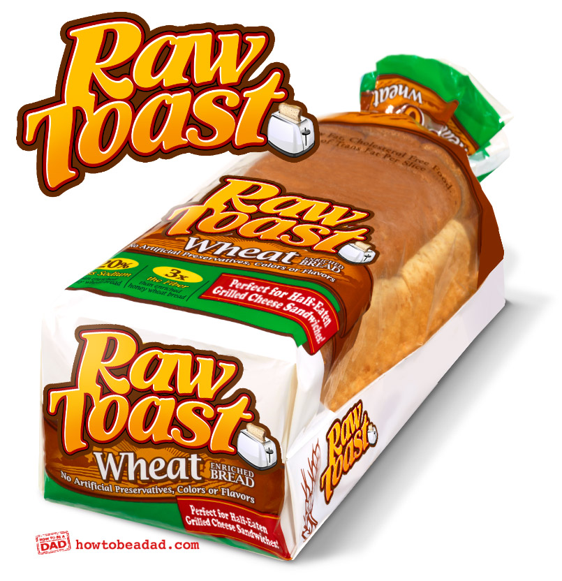 Raw Toast Bread Funny Parody