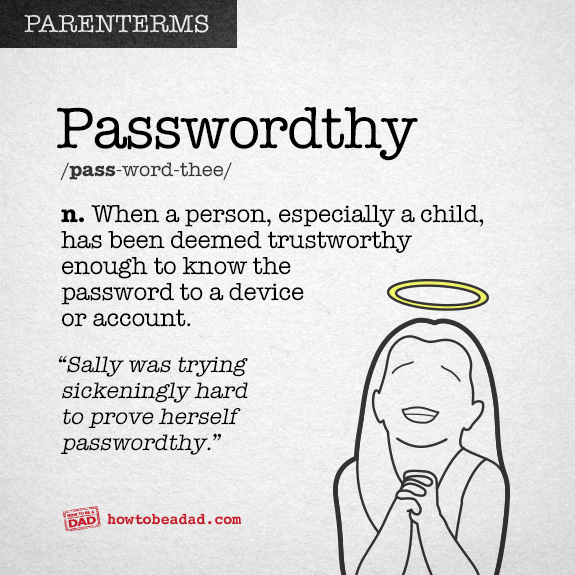 Funny Words Parenting Passwordthy