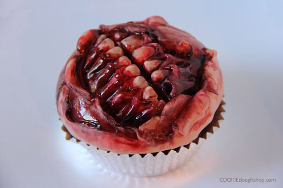 gross-halloween-foods-cupcake