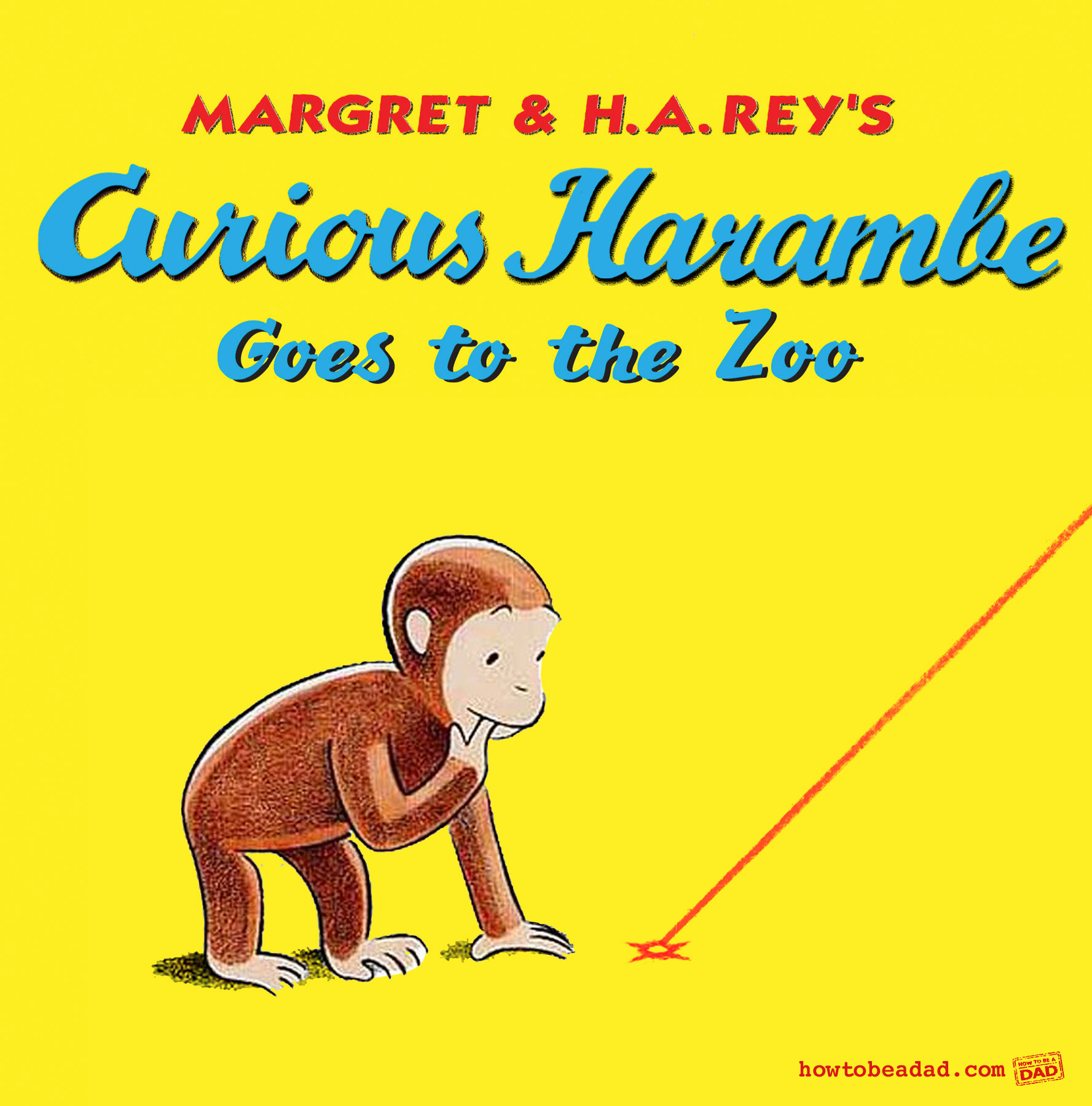 Curious George Book Harambe Parody