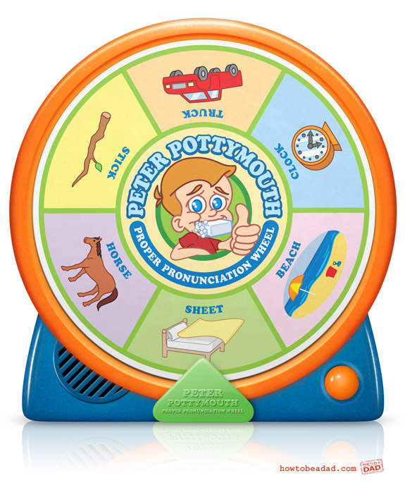 Peter Pottermouth Proper Pronunciation Wheel