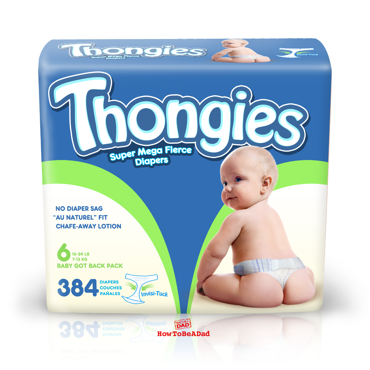 Thongies Diaper Thongs funny bad baby product