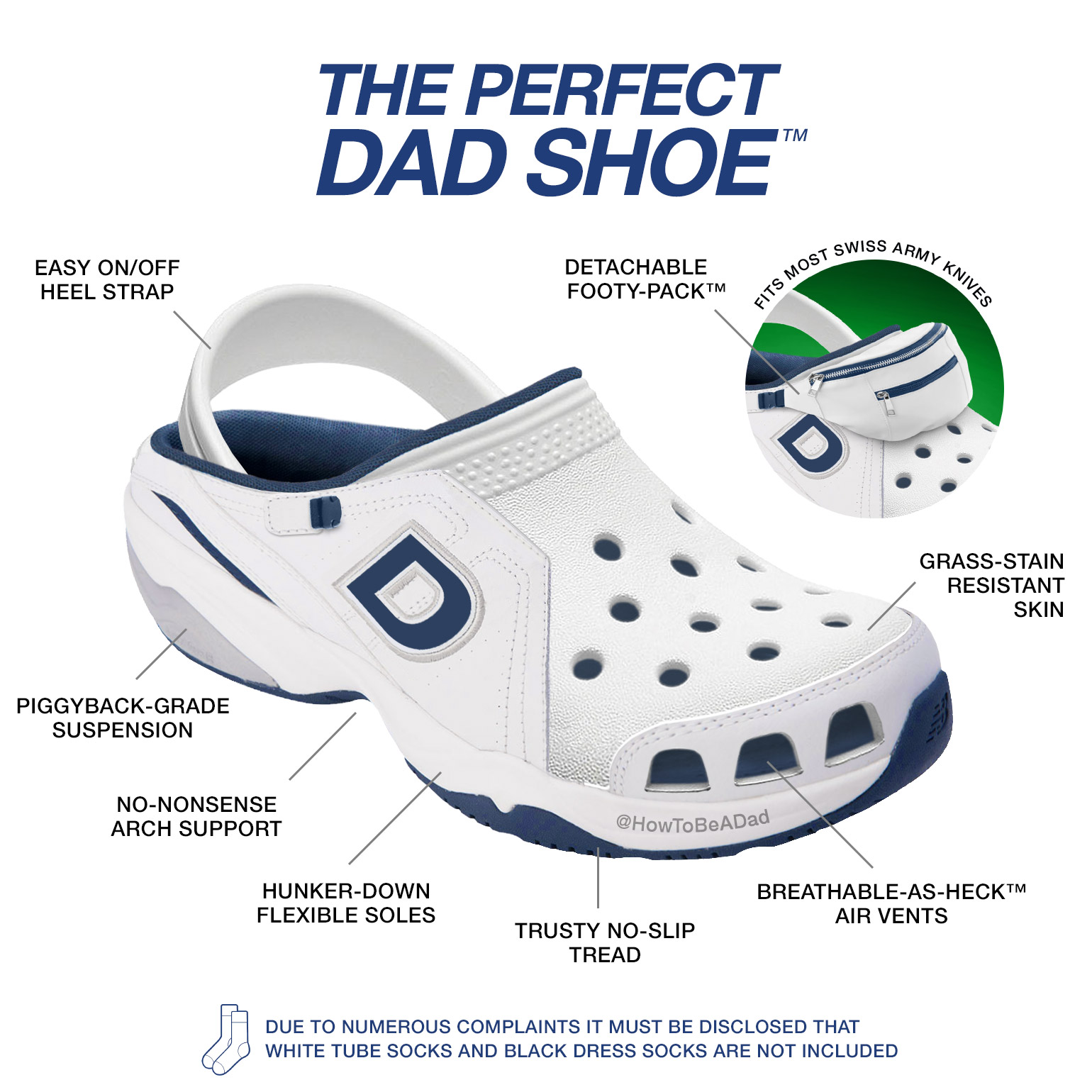 The Perfect Dad Shoe New Balance Crocs Fanny Pack