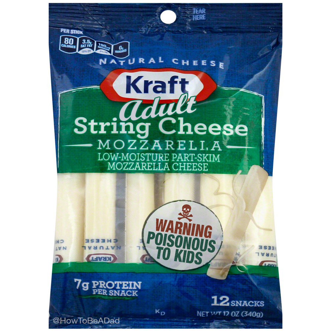 Adult String Cheese Poisonous to Kids