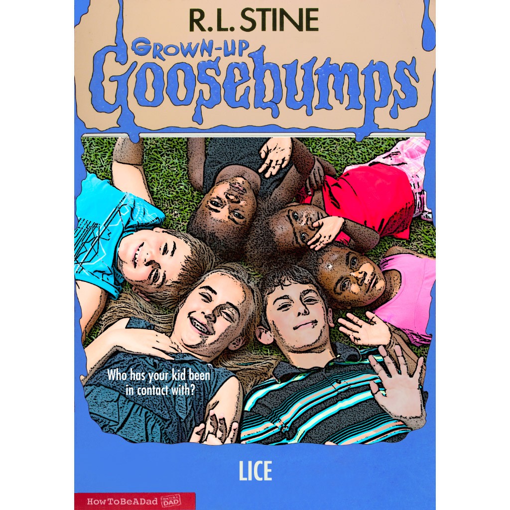 Grown-up R.L. Stine Goosebumps books funny parody head lice scare