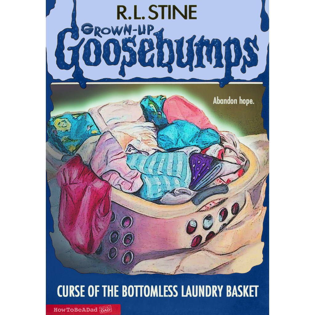 Grown-up R.L. Stine Goosebumps books funny parody Endless Laundry