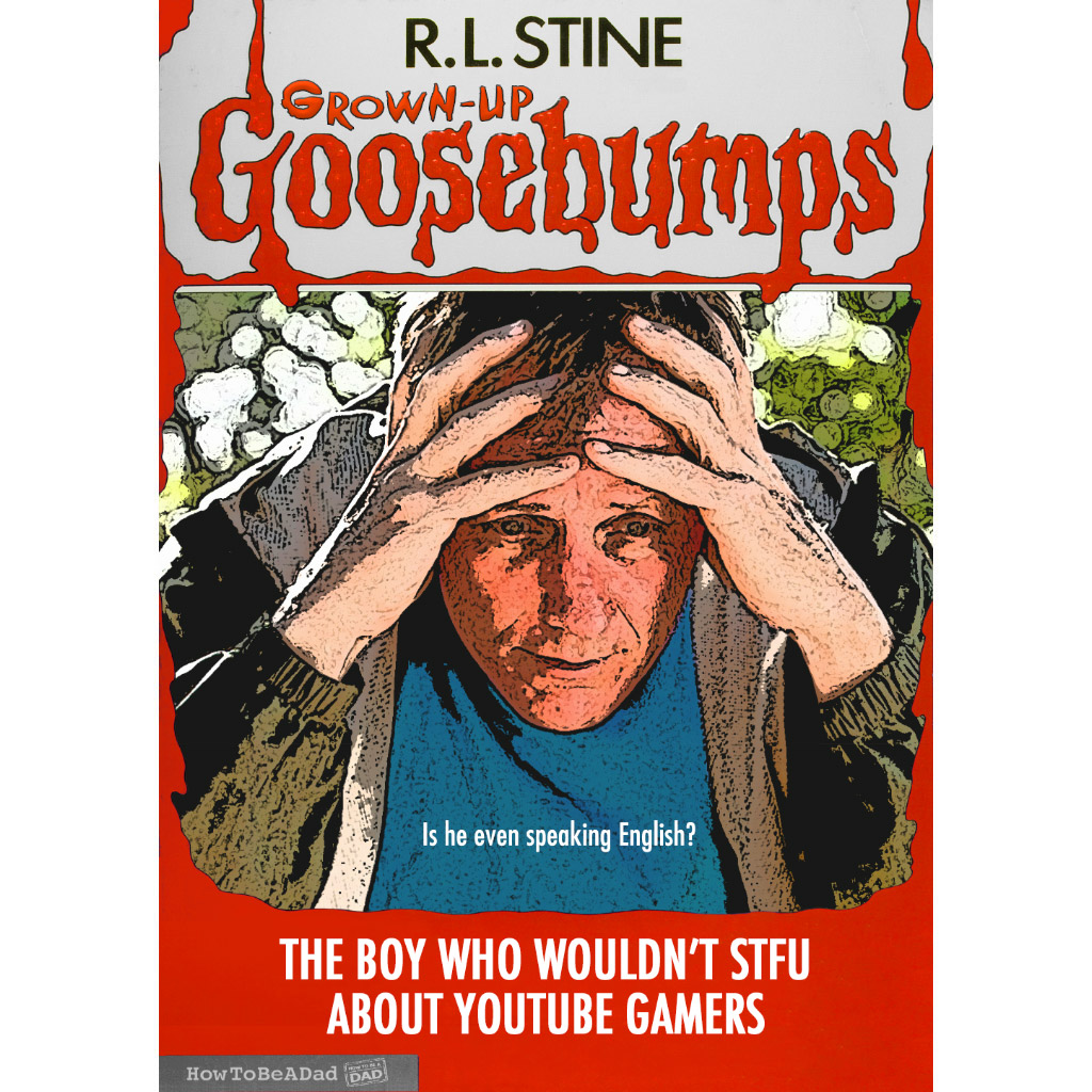 Grown-up R.L. Stine Goosebumps books funny parody youtube gamers