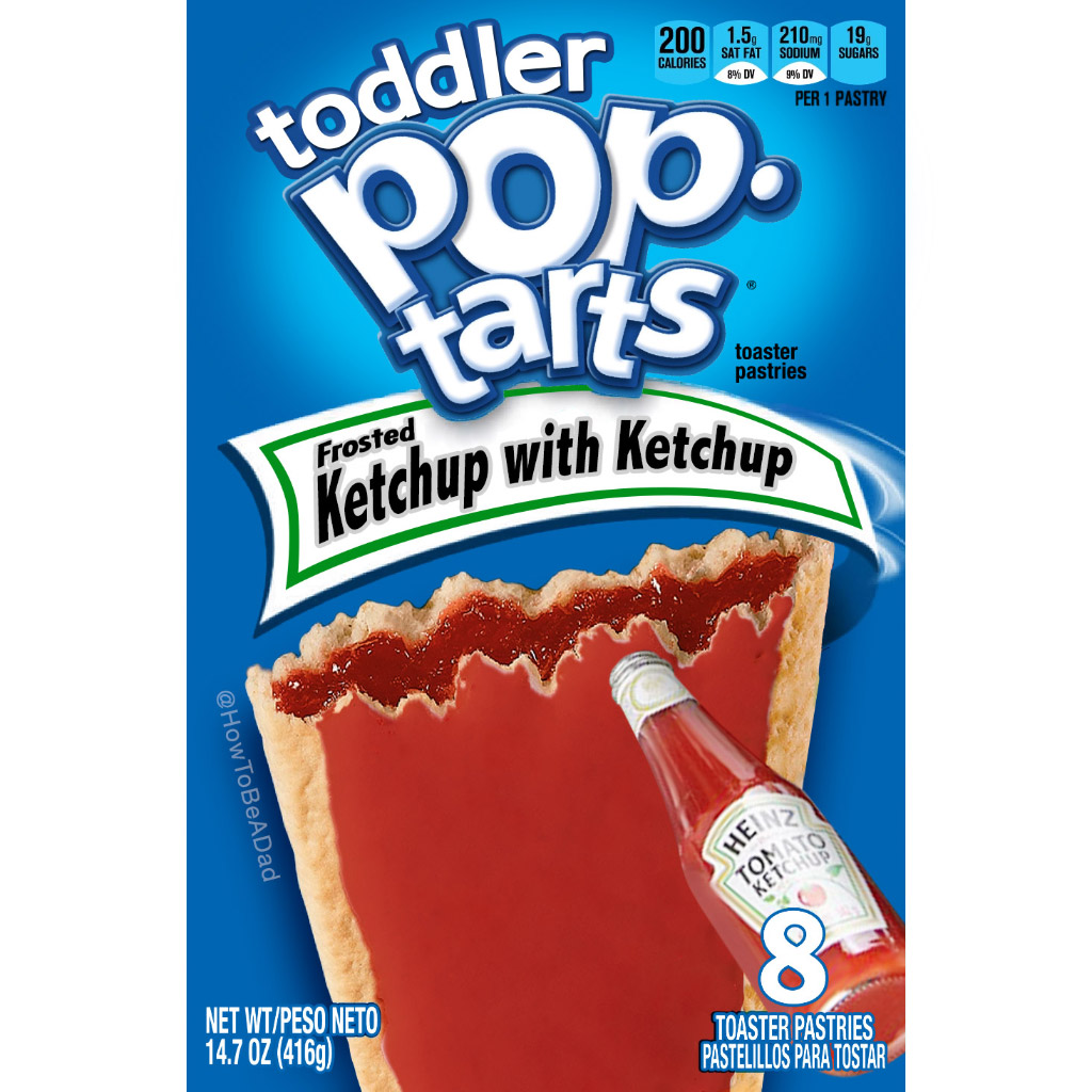 Toddler Pop-Tarts Funny flavor Ketchup