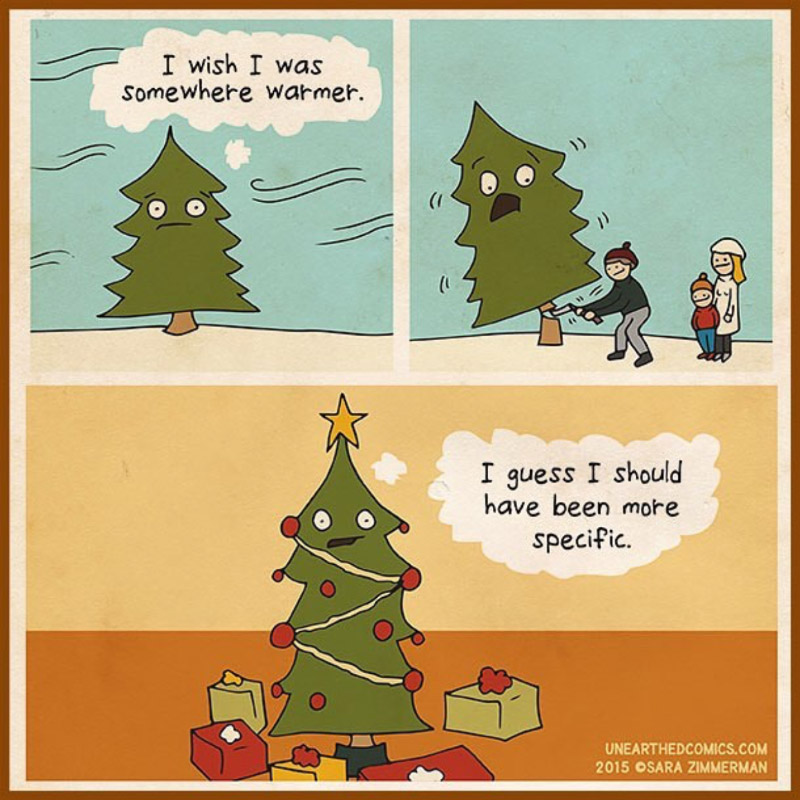 Christmas Tree Comic
