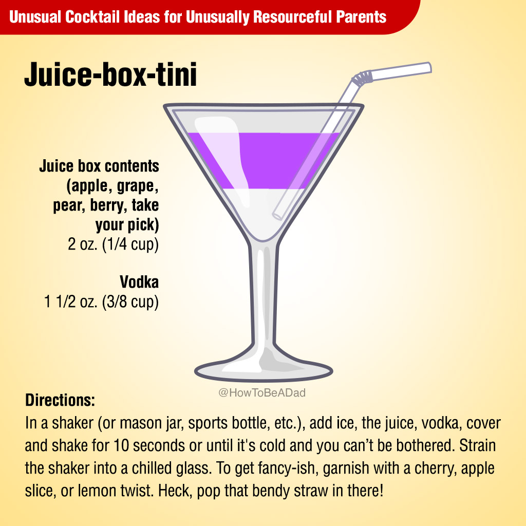 Juice-Box-tini Unusual Cocktail Recipe